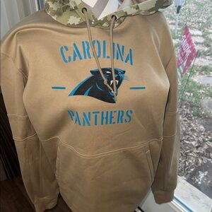 NFL Tan and Orange Dri-Fit Hoodie